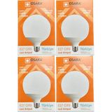 Osaka 15W (100W) 3000K (Günışığı) E27 Duylu G95 LED Glop Ampul (4 Adet) - Gün Işığı