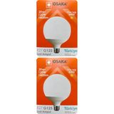 Osaka (2 Adet) 20W (120W) 3000K (Sarı Işık) E27 Duylu (Kalın Duy) Glop LED Ampul