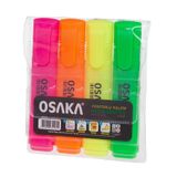 Osaka 4 Renk Fosforlu Kalem Canli Renkler