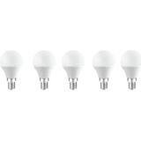 Osaka 6W Dekoratif LED Top Ampul Buji 5'li Paket Beyaz Işık E14 Avize Lambası Ince Duy Küçük Ampul