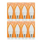 Osaka 7W (50W) 6500K Beyaz Işık E27 Duylu Mum Led Ampul, 8 Adet