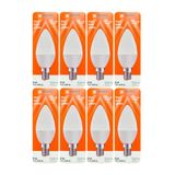 Osaka 7W (50W) Sarı Işık (3000K) E14 Duylu Led Mum Ampul, 8 Adet