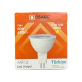 Osaka 7W (50W) Sarı Işık (3000K) G4 Duylu Led Çanak Ampul