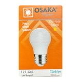 Osaka 7W (50W) Sarı Işık E27 Duylu Led Ampul