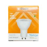 Osaka 7W Yeşil Işık GU10 LED Çanak Ampul, 630lm