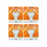 Osaka 9W (70W) Beyaz Işık (6500K) GU10 Led Çanak Ampul, 4 Adet