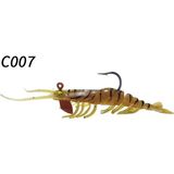 Osaka Caridina Shrimp 7.62 cm 6.5 gr Silikon Karides Yem C007 Gerçekçi Suni Yem