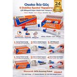 Osaka İkiz Güç 5 Dakika Epoksi Yapıştırıcı Çift Bileşenli Güçlü Hızlı Yapıştırıcı 24Adet