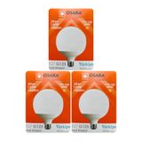 Osaka LED Ampul, 20W (120W), 3000K Sarı Işık, E27 Duy, 3 Adet