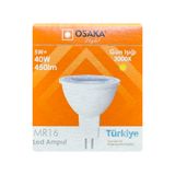 Osaka LED Ampul, 5W (40W Eşdeğeri), Sarı Işık (3000K), G4 Duylu, MR16