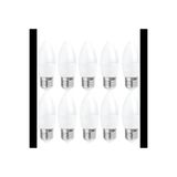 Osaka Light 10'Lu 9w = 70w Eşdeğer 6500 Kelvin Beyaz ışık E27 Kalın Duylu Led Mum Buji Ampul 810 Lümen E Enerji