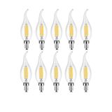 Osaka Light 10'Lu Paket 6w E14 Duylu 2700k Sarı Işık Flemanlı Kıvrık Led Buji Mum Ampul 780lm E Enerji Sınıfı