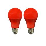 Osaka Light (2 Adet) Osaka 10W Kırmızı Işık E27 Duylu (Kalın Duy) Led Ampul