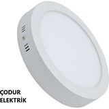 Osaka Light 25w 3000 Kelvin Gün ışığı 1920 Lümen A Enerji 225mm Genişlik Sıva Üstü Yuvarlak Led Panel Armatür