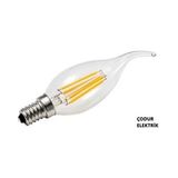 Osaka Light 6w E14 Duylu 2700kelvin Sarı Işık Led Flemanlı Kıvrık Buji Mum Ampul 650lümen E Enerji Sınıfı