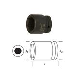 Osaka LN3419 3/4 inç 6 Köşe 19 mm Havalı Lokma Anahtar