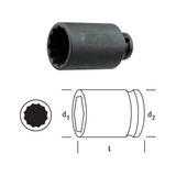 Osaka Ln38yd16 Yıldız Uzun Lokma 3/8" 16 Mm