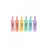 Osaka Pastel Renk Fosforlu Kalem 6'lı Set - 02356489632145