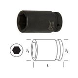Osaka Tool LN34D21 3/4 inç 21 mm Havalı Derin Lokma