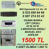 Osawa Hd-501 Hd-504A Model Anfi Stoklu Ürün Testli Kozmetik 5 Adet Üzeri Alımda Adet Başı 1000Tl Yenilenmiş Ürün