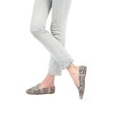 Osay LA ZEBRA Deri Siyah Beyaz Kadın Loafer