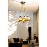 Osc Home Aydınlatma Tasarım 7 Li Spor Avize Eskitme ( Kapalı Glop Cam Bal )
