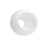 Osc Home Aydınlatma Tasarım Açık Yedek Beyaz Avize Camı Çap 12 Cm Ağız Çapı 8.5 Cm Glop Cam
