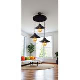 OSC HOME AYDINLATMA TASARIM Japon 3 Lü Rustik Avize