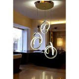 OSC HOME AYDINLATMA TASARIM KUMANDALI LED AVİZE 3LÜ SARI 3 AYRI RENK IŞIK YANMA ÖZELLİGİNE SAHİP