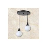 OSC HOME AYDINLATMA TASARIM siyah avize 2 li