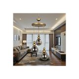 OSC HOME AYDINLATMA TASARIM Spor Eskitme Avize 3lü Füme Cam