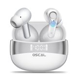 OSCAL Hibuds 6 kablosuz kulaklık, Bluetooth 5.4, Bluetooth kulaklık, gürültü azaltmalı kulak içi mikrofon, 40 saat oynatma, mini kutu, IP7 su geçirmez, Android ve iOS için spor kulaklık.