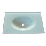 Oscar Cam Lavabo 12 mm 80 x 56 cm Beyaz