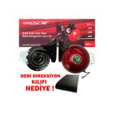 Oscar Çat Çat Korna Çatçat Mitsuba Tip Salyangoz Tip 12 Volt Yüksek Kalite