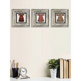 Oscar Stone Decor 3CDD-40-001 3'lü Çerçeveli Taş Duvar Panosu