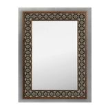 Oscar Stone Decor Ahşap Çerçeveli Mozaik (mermer) Ayna 53x73 Cm Seramik Desenli-karo-siyah Kahvereng AYN5070-051