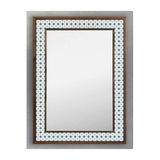 Oscar Stone Decor Ahşap Çerçeveli Mozaik (mermer) Ayna 53x73 Cm Seramik-star-yıldız-karo Desenli AYN5070-047