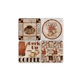 Oscar Stone Decor BA005 Mocha Taş Bardak Altlığı