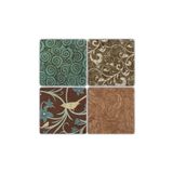 Oscar Stone Decor BA006 Motif Taş Bardak Altlığı