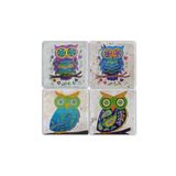 Oscar Stone Decor BA077 Mr.Bird Taş Bardak Altlığı