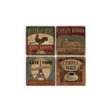 Oscar Stone Decor BA187 Pure Coffee Taş Bardak Altlığı