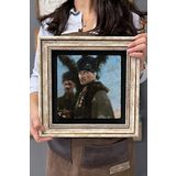 Oscar Stone Decor Çerçeveli Tablo Taş Duvar Dekoru 30 X 30 Cm Cephede Mustafa Kemal Atatürk