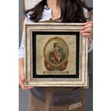 Oscar Stone Decor Çerçeveli Tablo Taş Duvar Dekoru 30 X 30 Cm Mustafa Kemal Atatürk CDD3030-915