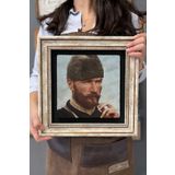 Oscar Stone Decor Çerçeveli Tablo Taş Duvar Dekoru 30 X 30 Cm Mustafa Kemal Atatürk Sakallı