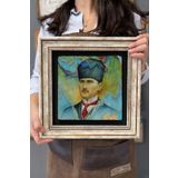Oscar Stone Decor Çerçeveli Tablo Taş Duvar Dekoru 30 X 30 Cm Suluboya Çizim Atatürk