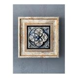 Oscar Stone Decor Çerçeveli Taş Duvar Dekoru 20 X 20 Cm Çini Desen Cdd1-40-224