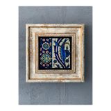 Oscar Stone Decor Çerçeveli Taş Duvar Dekoru 20 X 20 Cm Çini Desen Cdd1-40-238