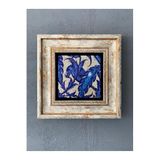 Oscar Stone Decor Çerçeveli Taş Duvar Dekoru 20 X 20 Cm Çini Desen Cdd1-40-243