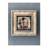 Oscar Stone Decor Çerçeveli Taş Duvar Dekoru 20 X 20 cm Çini Desen CDD1-40-262