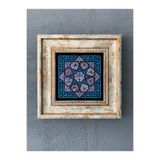 Oscar Stone Decor Çerçeveli Taş Duvar Dekoru 20 X 20 Cm Çini Desen Cdd1-40-292